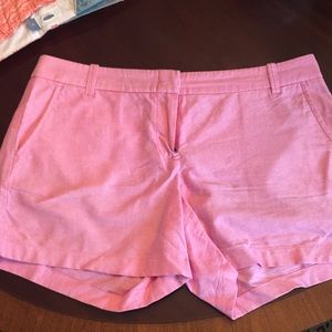 Pink jcrew shorts